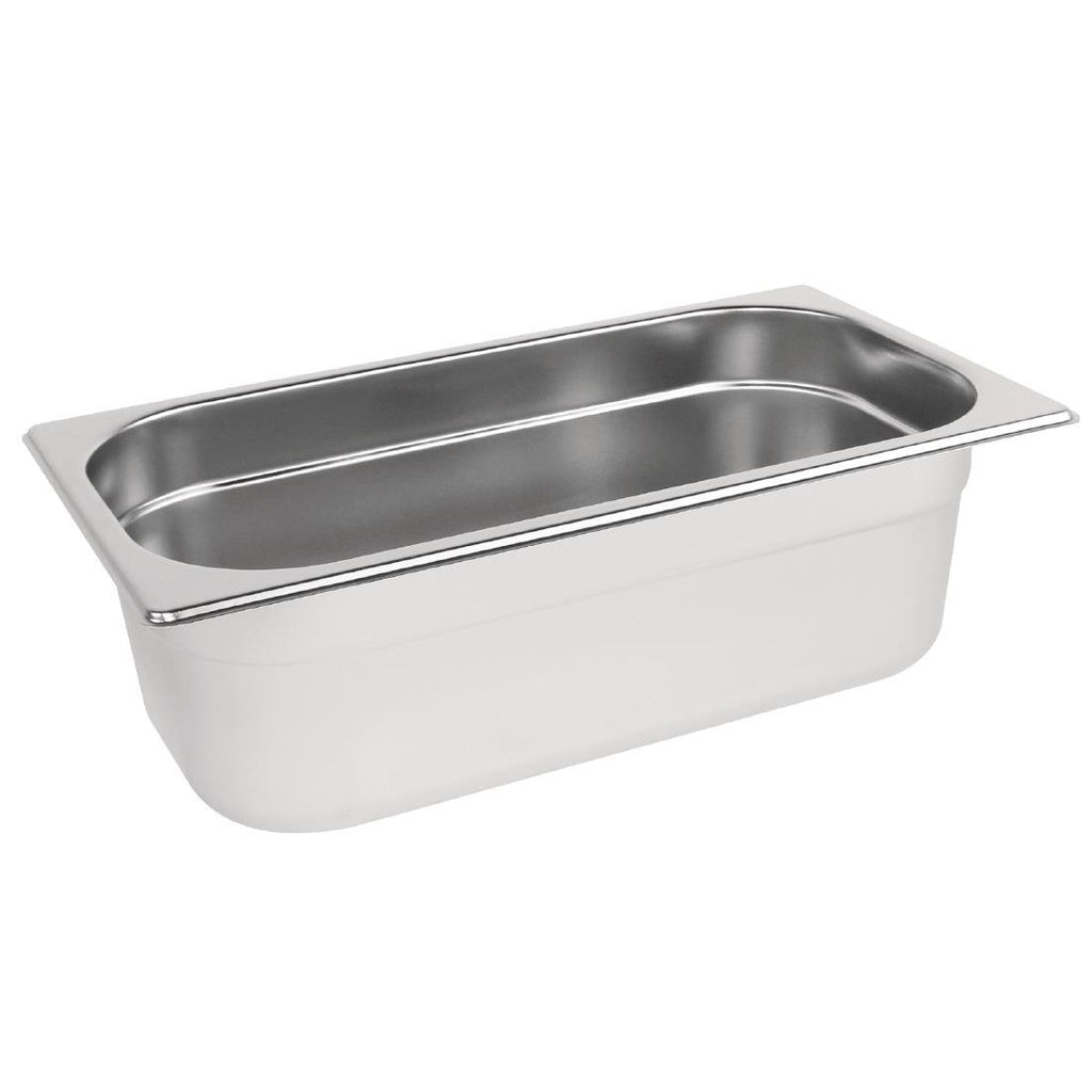 Stainless Steel 1/3 Gastronorm Tray 100mm- Vogue DN716