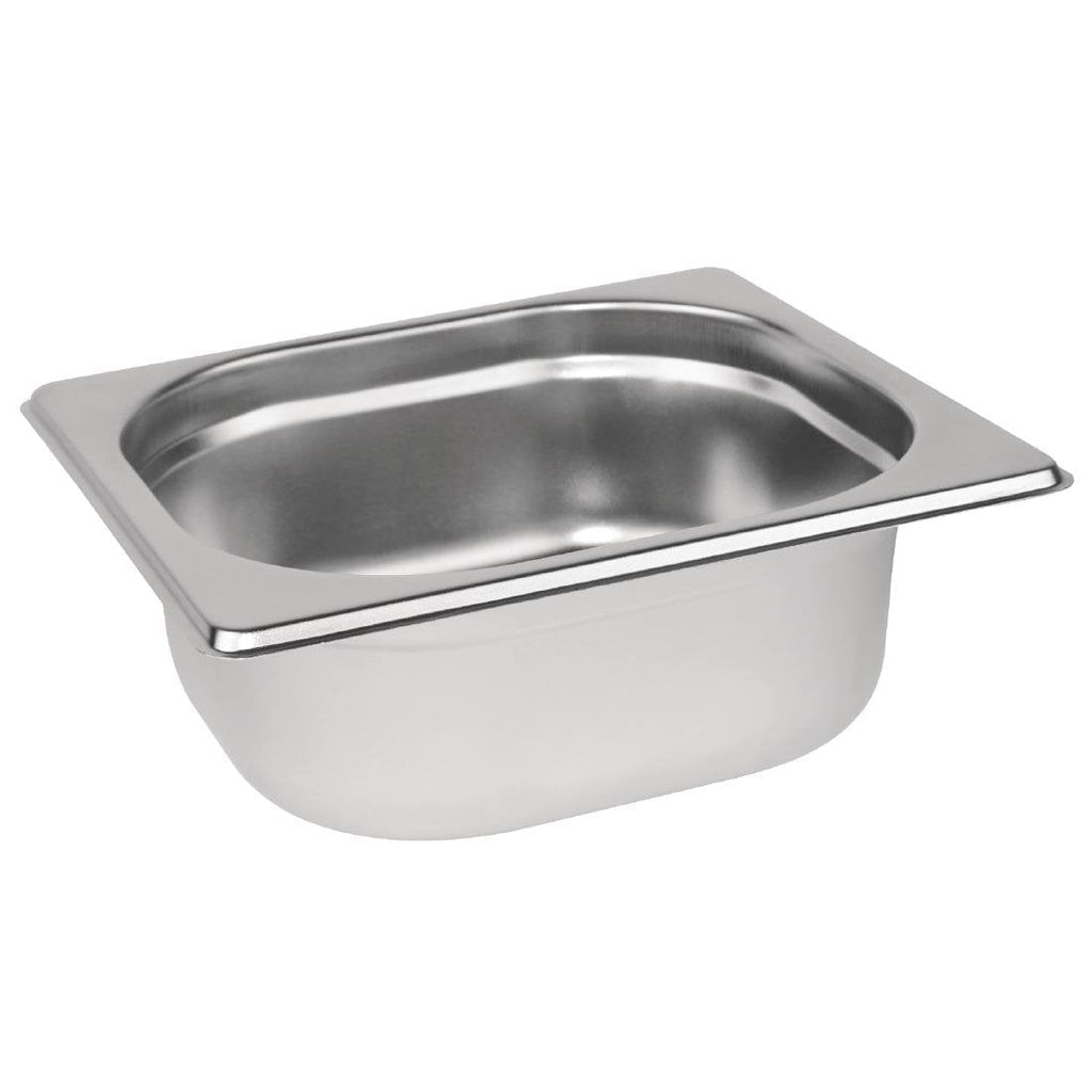 Stainless Steel 1/6 Gastronorm Tray 65mm- Vogue DN727