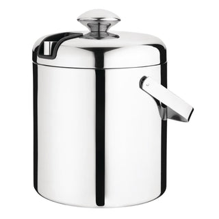 Olympia Ice Bucket with Lid & Tongs 1.2Ltr - L279