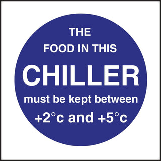 Vogue Food In This Chiller Sign - L838