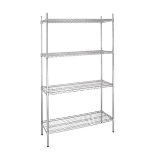 4 Tier Wire Tower Unit 610x610mm- Vogue L927