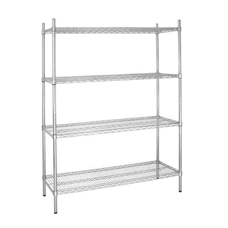 4 Tier Wire Tower Unit 610x610mm- Vogue L927