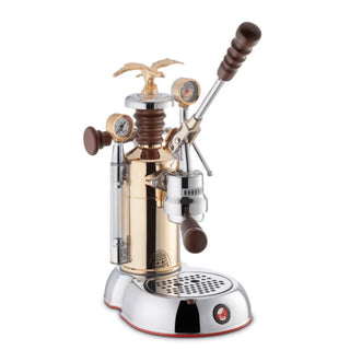 La Pavoni Esperto Competente Lever Espresso Machine - Gold