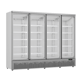 Thermaster 4 Door Glass Door Supermarket Freezer 1938L - LG-2500GBMF