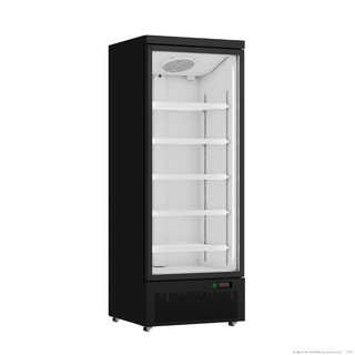 Thermaster Door Supermarket Fridge Black LG-600BGBM