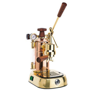 La Pavoni Professional Lever Commercial Espresso Machine Copper and Gold - Brand New
