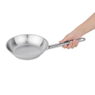 Stainless Steel Frying Pan 200mm- Vogue M924