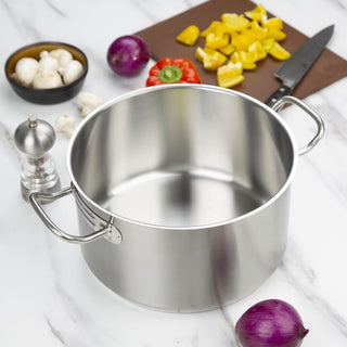 Stainless Steel Stew Pan 9.5Ltr- Vogue M941