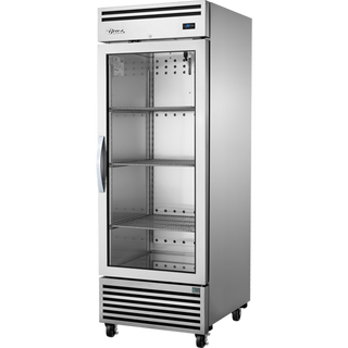 TRUE Reach-In 1 Left-Hinged Glass Swing Door Refrigerator - TGN-1R-1G LH