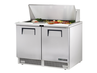 TRUE 2 Door Food Prep Fridge 1220mm Width - TFP-48-18M-HC