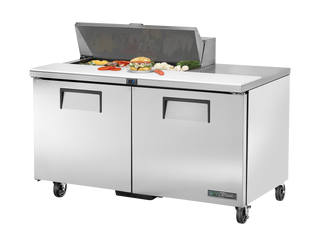 TRUE 2 Solid Door Sandwich/Salad Fridge 1530mm Width - TSSU-60-10-HC