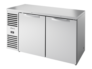 TRUE Reach-In Single Zone 2 Solid Swing Door Undercounter Refrigerator 1500mm Width - Stainless - TBR60-RISZ1-L-S-SS-2