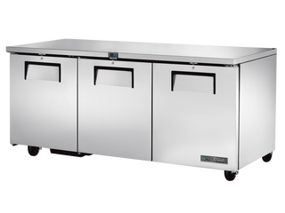 TRUE 3 Solid Door Undercounter Refrigerator - TUC-72-HC