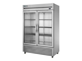 TRUE 2 Reach-In Glass Swing Door Refrigerator - T-49G-HC-FGD01
