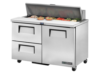TRUE 2 Drawer & 1 Door Sandwich/Salad Fridge 1220mm Width - TSSU-48-12D-2-HC