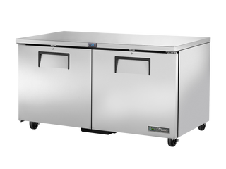 TRUE 2 Solid Door Solid Door Undercounter Freezer 1530mm Width - TUC-60F-HC