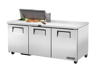 TRUE Solid Door Sandwich/Salad Fridge 1830mm Width - TSSU-72-08-HC