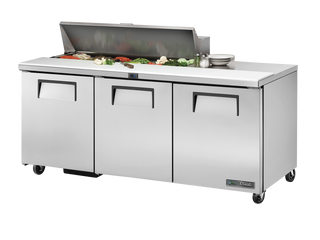 TRUE Solid Door Sandwich/Salad Fridge 1830mm Width - TSSU-72-12-HC