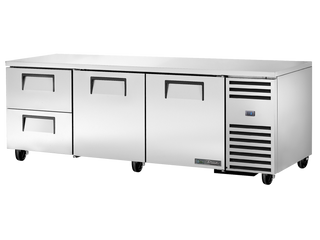TRUE 2 Solid Door 2 Drawer Undercounter Refrigerator - TUC-93D-2-HC