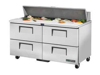 TRUE 4 Drawer Sandwich/Salad Fridge 1530mm Width - TSSU-60-16D-4-HC