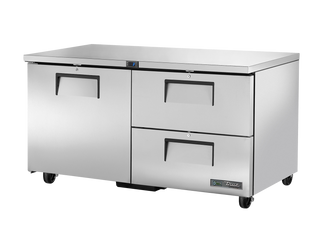 TRUE 2 Drawer 1 Door Undercounter Refrigerator - TUC-60D-2-HC