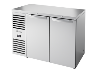 TRUE Reach-In Single Zone 2 Solid Swing Door Undercounter Refrigerator 1200mm Width - Stainless - TBR48-RISZ1-L-S-SS-2