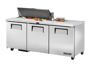 TRUE Solid Door Sandwich/Salad Fridge 1830mm Width - TSSU-72-10-HC
