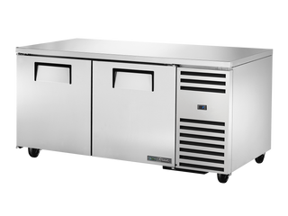 TRUE 2 Solid Door Undercounter Refrigerator - TUC-67-HC