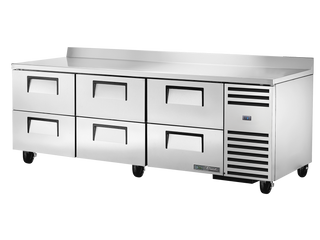 TRUE 6 Drawer Undercounter/Worktop Refrigerator - TWT-93D-6-HC