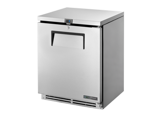 TRUE 1 Left-Hinged Solid Door Undercounter Refrigerator - TUC-24-HC LH