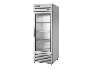 TRUE Reach-In 1 Left-Hinged Glass Swing Door Refrigerator - T-23G-HC-FGD01 LH