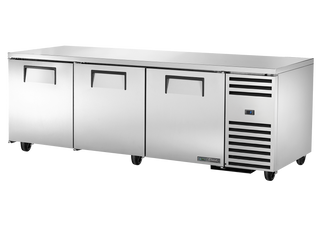 TRUE 3 Solid Door Undercounter Refrigerator - TUC-93-HC