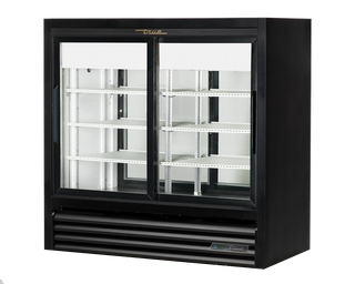 TRUE Slide Door Lower Height Narrow Depth Fast Lane Pass-Thru Refrigerator - GDM-41CPT-48-HC-LD