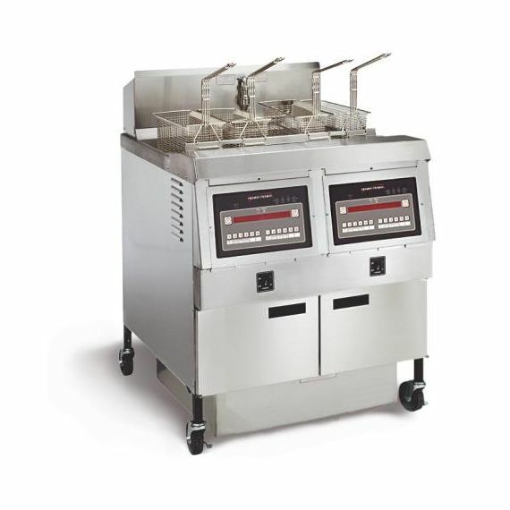 Henny Penny 320 Series Double Well Gas Open Fryer with 1000 Computron