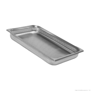 Mixrite 1/1x100mm perforated pan 6 x Perforated GN Pan 530x325x100 mm P11100