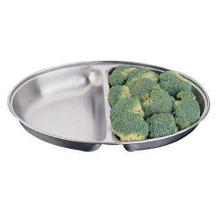 Olympia Oval Vegetable Dish Two Compartments 300mm - P186