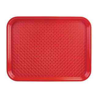 Olympia Kristallon Polypropylene Foodservice Tray 305 x 415mm Red - P504