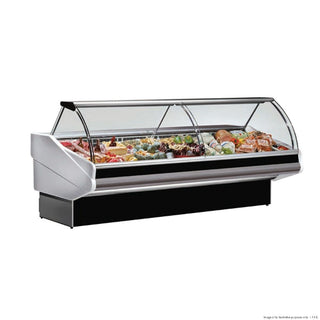 TECNODOM Curved Front Glass Deli Display 2020X1140X1260 PAN2000