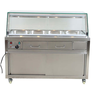 Heated Bain Marie Food Display - Thermaster PG150FE-YG