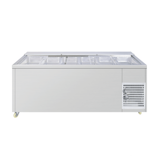 Thermaster Two Door Cold Bench Salad Station 6x1/1 GN Pans PG210FA-XB