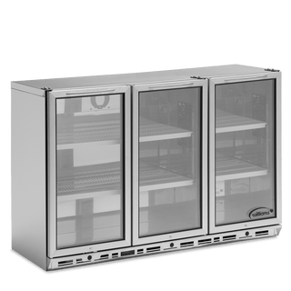 Williams Bottle Cooler - Three Door Stainless Steel Bottle Cooler 800mm High BC3SS-80