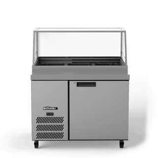 Williams Banksia - One Door White Colorbond Prep Counter Fridge With Flat Blown Air Well HSP3UBA