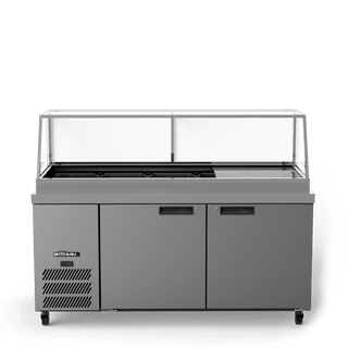 Williams Banksia - Two Door White Colorbond Prep Counter Fridge With Flat Blown Air Well HSP5UBA