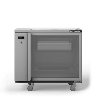 Williams Glass Chiller - Two Door Remote Spring Loaded Glass Chiller - 500 x 500 baskets GC15RGDSL