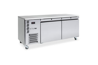 Williams Emerald - Two Door Stainless Steel Under Counter Storage Refrigerator HE2USS