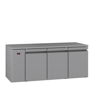 Williams Opal - Three Door Stainless Steel Remote Under Counter Refrigerator HO3RSS
