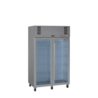 Williams Pearl - Two Door Stainless Steel Upright Display Freezer LP2GSHC