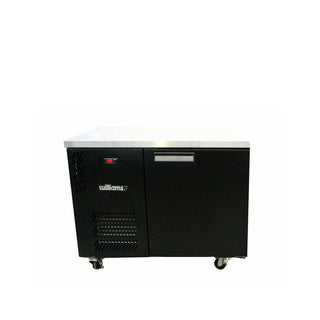 Williams Boronia - One Door Black Colorbond Under Counter Display Refrigerator HB1USB
