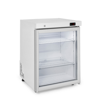 Williams Topaz Compact - One Door Counter White compact glass door Refrigerator HTM1GWHC