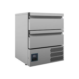 Williams Aztra Hydrocarbon - Two drawer stainless steel under counter fridge HAZ5UCSSDR2-HC